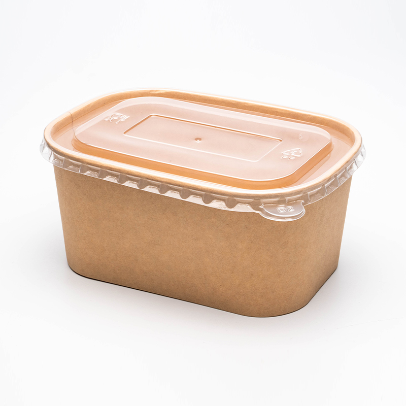 Rektangulär och fyrkantig pappersskål