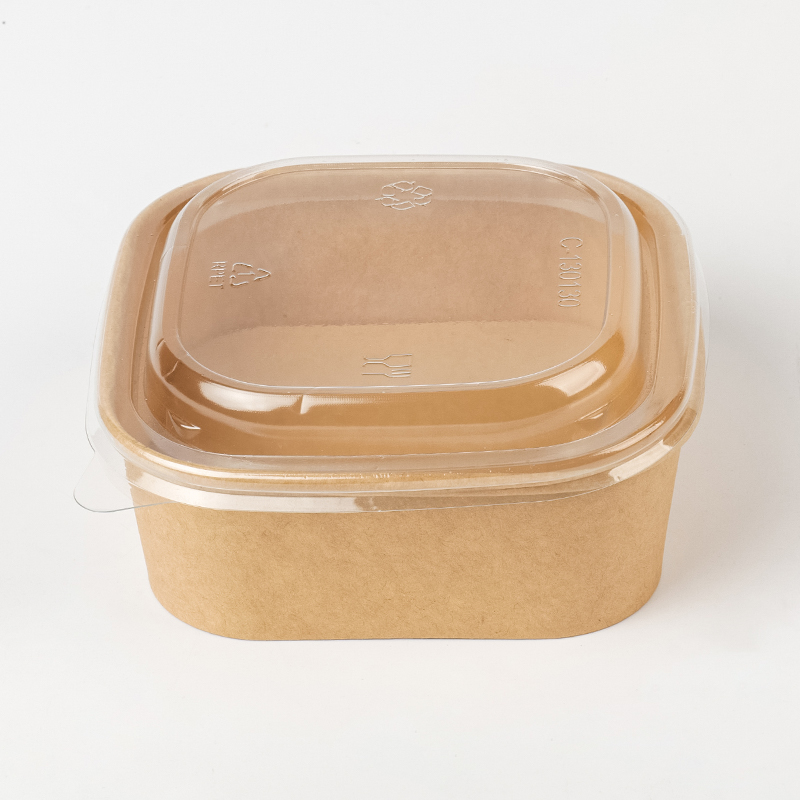 Rektangulär och fyrkantig pappersskål