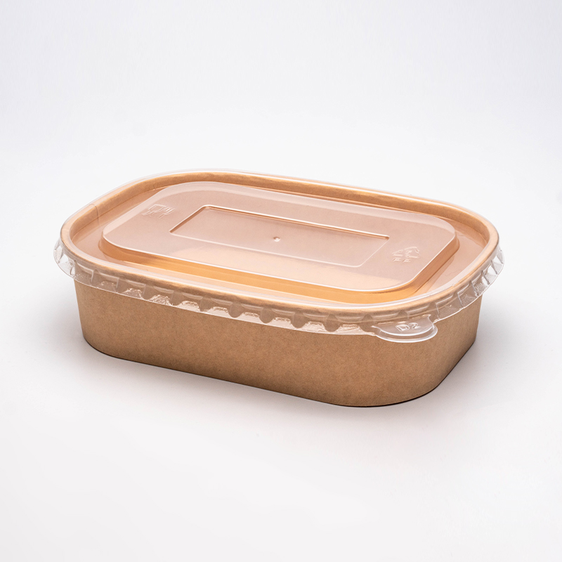 Rektangulär och fyrkantig pappersskål