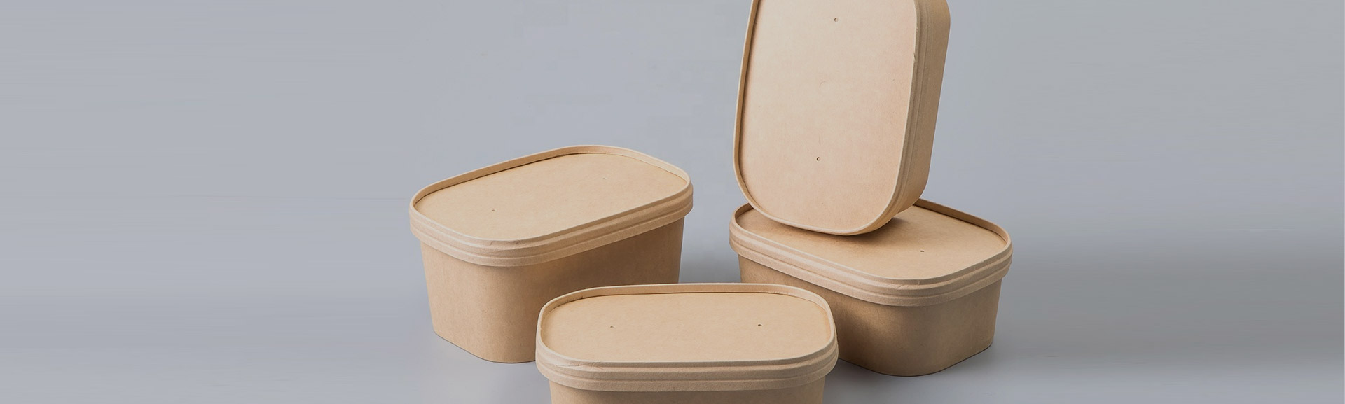 Rektangulär och fyrkantig pappersskål